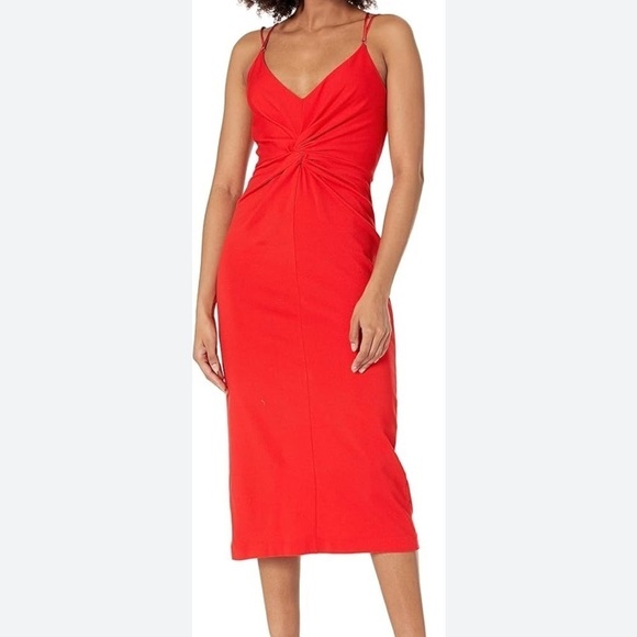 Club monaco twist front dress red - Picture 1 of 2